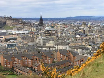 Panorámica de Edimburgo (centro histórico) Panorámica de Edimburgo (centro histórico)