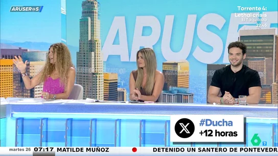 La 'pullita' de Angie Cárdenas tras conocer el ranking de los países que más se duchan: "Aquí hay algún 'guarrillo'" La 'pullita' de Angie Cárdenas tras conocer el ranking de los países que más se duchan: "Aquí hay algún 'guarrillo'"
