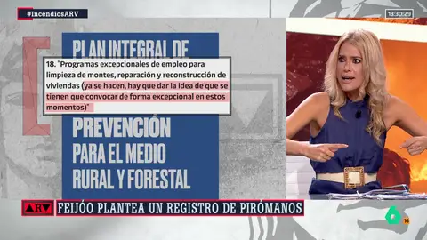 Afra Blanco reacciona a las anotaciones del PP en el plan de incendios: "Esto es una vergüenza, se están choteando de la gente que lo ha perdido todo" Afra Blanco reacciona a las anotaciones del PP en el plan de incendios: "Esto es una vergüenza, se están choteando de la gente que lo ha perdido todo"