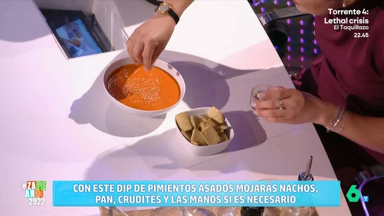 Jiaping muestra cómo preparar una deliciosa salsa de pimientos asados: la receta paso a paso La colaboradora de Zapeando muestra una alternativa saludable a las clásicas salsas para dipear. No te pierdas, en el vídeo principal, cómo se prepara esta elaboración.