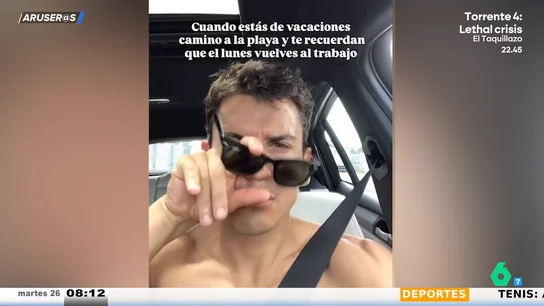 Los Aruser@s, indetificados con el 'meme' viral de Álex González:"Cuando te recuerdan que el lunes vuelves al trabajo" Los Aruser@s, indetificados con el 'meme' viral de Álex González:"Cuando te recuerdan que el lunes vuelves al trabajo"