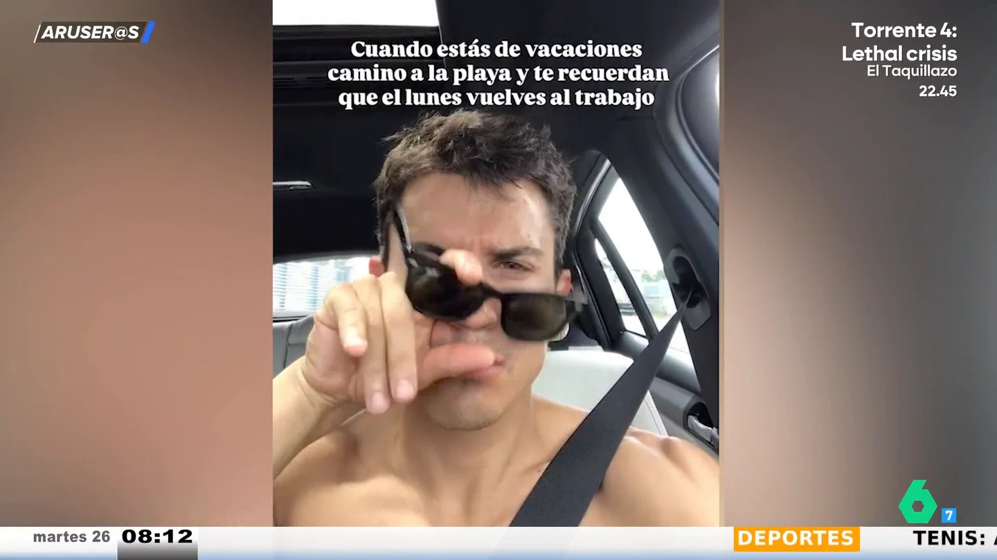 Los Aruser@s, indetificados con el 'meme' viral de Álex González:"Cuando te recuerdan que el lunes vuelves al trabajo" Los Aruser@s, indetificados con el 'meme' viral de Álex González:"Cuando te recuerdan que el lunes vuelves al trabajo"