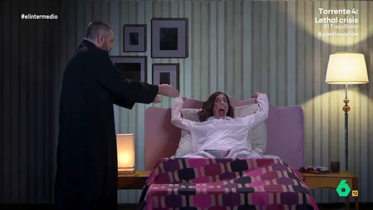 El 'padre' Mateo intenta exorcizar a 'Ayuso': "Sal de esta criatura, Miguel Ángel Rodríguez, el poder de Feijóo te obliga" La 'presidenta de la Comunidad de Madrid' era poseída por su jefe de gabinete y, por ello, Génova decía enviar al 'padre' Daniel Mateo para intentar sacar el espíritu de MAR de la 'presidenta'.