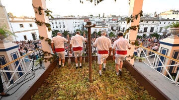 Pisa de la uva. Jerez de la Frontera