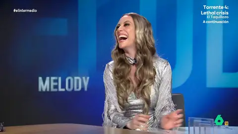 'Melody' defiende su puesto en Eurovisión: "Con 37 puntos en el supermercado consigues una sartén antiadherente" La 'artista' acudía a El Intermedio tras su paso por el Festival de Eurovisión. Wyoming preguntaba a 'Melody' si consideraba que su posición había estado influenciada por la posición del Gobierno con respecto al genocidio en Gaza.