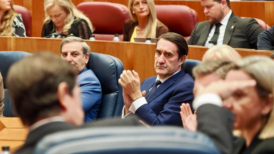 El consejero de Medio Ambiente de la Junta de Castilla y León, Juan Carlos Suárez-Quiñones, este viernes en las Cortes vallisoletanas. El consejero de Medio Ambiente de la Junta de Castilla y León, Juan Carlos Suárez-Quiñones, este viernes en las Cortes vallisoletanas.