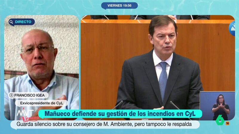 Francisco Igea, tajante sobre la comparecencia de Mañueco: "Ha estado soberbio y sin encarar de verdad la situación"