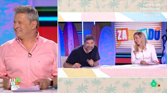 Zapeando se despide de Miki Nadal como presentador repasando sus mejores 'zascas' Dani Mateo vuelve el próximo lunes, 1 de septiembre, por eso Zapeando ha querido hacer su particular homenaje a su sustituto veraniego con un divertido vídeo.
