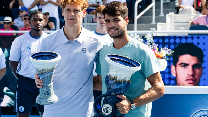 Jannik Sinner y Carlos Alcaraz