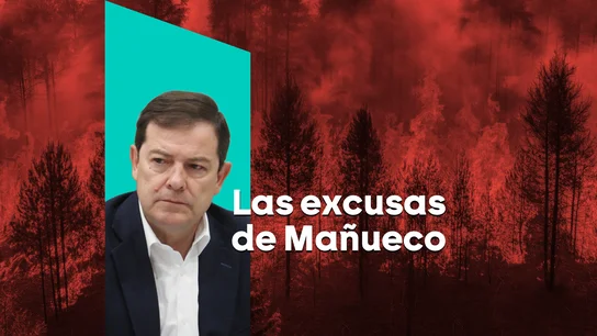 Poca autocrítica, muchas excusas y un sinfín de giros de guion: así defiende Mañueco su gestión frente a los incendios Poca autocrítica, muchas excusas y un sinfín de giros de guion: así defiende Mañueco su gestión frente a los incendios