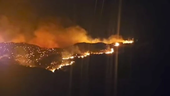 Incendio en Lubrín (Almería). Incendio en Lubrín (Almería).