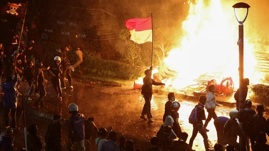 Protestas en Indonesia Protestas en Indonesia