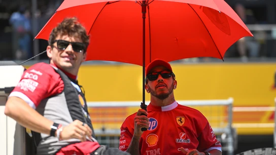 Charles Leclerc y Lewis Hamilton Charles Leclerc y Lewis Hamilton