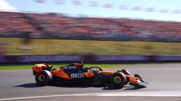 Piastri durante la clasificación del GP de Países Bajos
