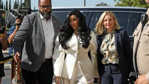 Cardi B en Los Ángeles. Cardi B en Los Ángeles.