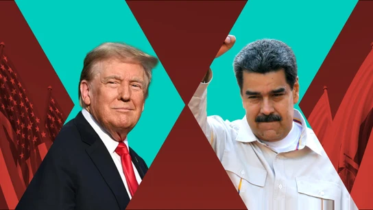 Trump y Maduro en imágenes de archivo Trump y Maduro en imágenes de archivo