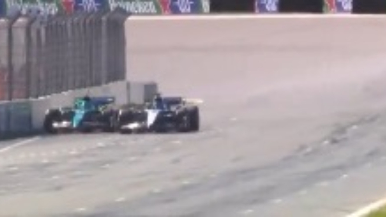 La inexplicable temeridad de Russell que estuvo a punto de estrellar a Alonso contra el muro: "No miran"
