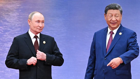 El presidente ruso, Vladímir Putin, y su homólogo chino, Xi Jinping El presidente ruso, Vladímir Putin, y su homólogo chino, Xi Jinping
