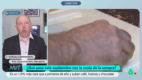 Gonzalo Bernardos advierte a los hosteleros ante el aumento de precios: "Para la temporada que viene les aconsejo moderación" Muchos hosteleros han manifestado que este verano, a pesar del aumento de turistas, estos han consumido menos en sus restaurantes. El economista analiza las posibles causas que han podido provocar este descenso.