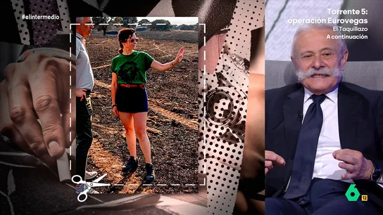 Pedro Mansilla analiza el look de Ayuso para visitar los incendios de Tres Cantos: "Es, literalmente, Dora la Exploradora" El crítico de moda se estrena en El Intermedio analizando los looks de los políticos para visitar las zonas de los incendios. Así, Mansilla ha comentado desde el look de Pedro Sánchez al escogido por Alberto Núñez Feijóo.