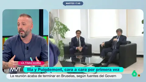 Antonio Maestre, sobre la reunión de Illa con Puigdemont: "Lo mal hecho es que no se haya producido en España" Antonio Maestre reflexiona sobre la reunión de Salvador Illa y Carles Puigdemont y asegura que, a pesar de estar en contra de la ley de amnistía, es una "anomalía" que el encuentro haya tenido que suceder en Bruselas.