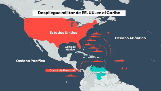 El despliegue militar de EEUU en el Caribe El despliegue militar de EEUU en el Caribe