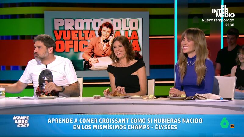 María José Gómez y Verdú explica cómo comer un cruasán: "Si vas a Francia y utilizas cubiertos te miran mal"