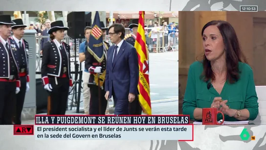 Ángeles Caballero, sobre la reunión de Illa y Puigdemont: "Esto forma parte de la amistad que mantiene Sánchez con Illa y sirve para engranar la maquinaria de los Presupuestos" Ángeles Caballero, sobre la reunión de Illa y Puigdemont: "Esto forma parte de la amistad que mantiene Sánchez con Illa y sirve para engranar la maquinaria de los Presupuestos"
