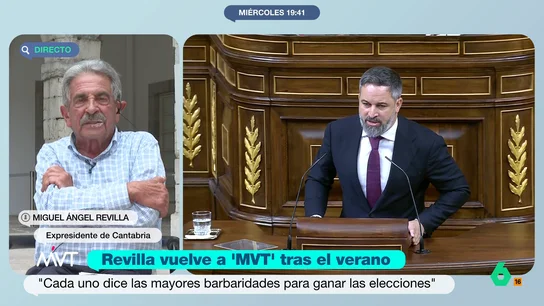 Miguel Ángel Revilla, "horrorizado" ante el curso político que se avecina: "Vamos a asistir a un espectáculo lamentable" Miguel Ángel Revilla hace una contundente reflexión en este vídeo sobre la crispación política actual y manda un mensaje a PP y Vox: "Están haciendo casting para ver quién dice mayores barbaridades para seguir en la pomada".