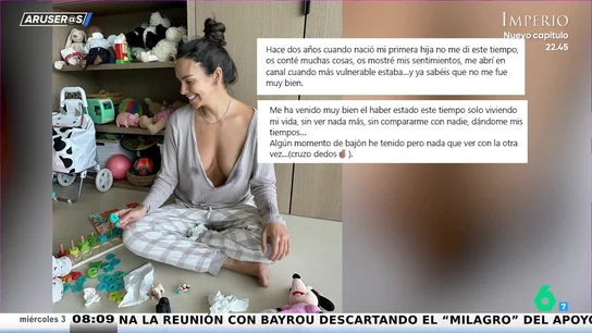 Cristina Pedroche rompe su silencio dos meses después de ser madre por segunda vez: "Con mi primera hija no me di este tiempo y no me fue bien" Cristina Pedroche rompe su silencio dos meses después de ser madre por segunda vez: "Con mi primera hija no me di este tiempo y no me fue bien"
