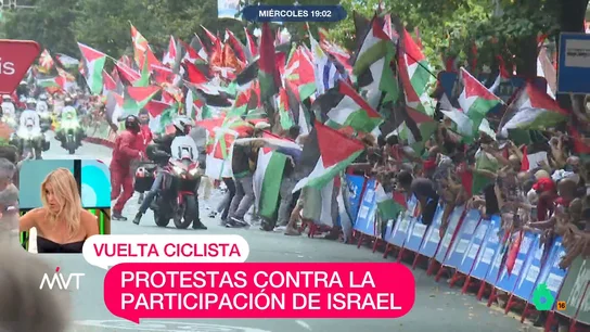 Afra Blanco, sobre las protestas por Gaza en La Vuelta: "El problema es el origen, ese equipo no tendría que estar participando" Afra Blanco se muestra contundente en este vídeo sobre las protestas contra el genocidio en Gaza que han provocado la suspensión de una etapa de la Vuelta a España y afirma no entender que el equipo israelí esté participando.