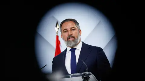 El presidente de Vox, Santiago Abascal El presidente de Vox, Santiago Abascal