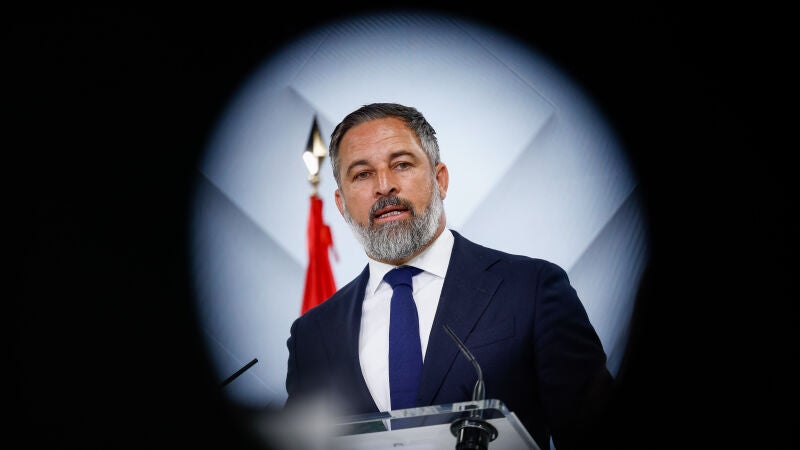 El presidente de Vox, Santiago Abascal