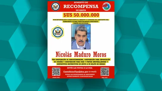 EEUU ofrece 50 millones de dólares por pistas que puedan "dar caza" a Nicolás Maduro. EEUU ofrece 50 millones de dólares por pistas que puedan "dar caza" a Nicolás Maduro.