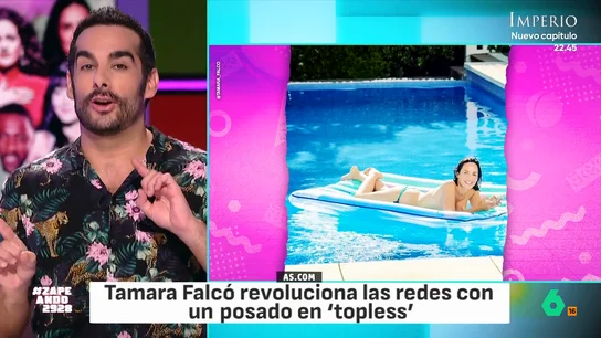 Juan Sanguino comenta el 'toples' de Tamara Falcó: "Está un poco más María Magdalena que santa Teresa" La socialité ha revolucionado las redes sociales tras su último posado. Sus seguidores más tradicionales no han dudado en afear la publicación dando su opinión en la sección de comentarios.