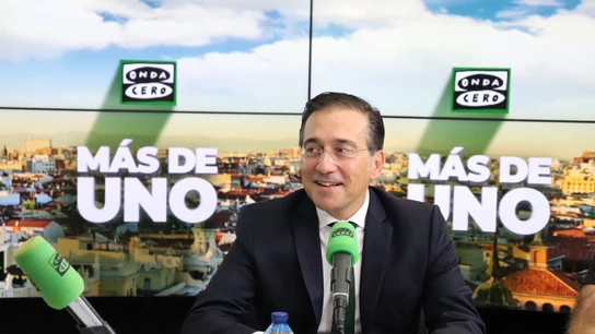 José Manuel Albares, ministro de Asuntos Exteriores, durante su entrevista en Más de uno José Manuel Albares, ministro de Asuntos Exteriores, durante su entrevista en Más de uno/ Samuel Portillo