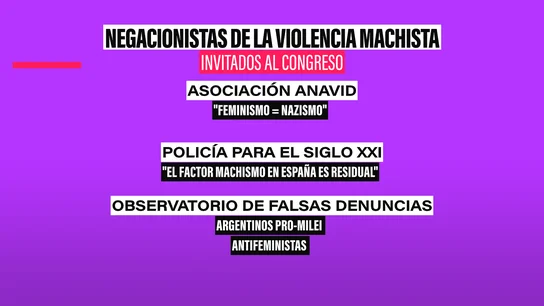 La red negacionista de Milei y Vox organiza unas jornadas machistas en el Congreso: quiénes son y qué defienden La red negacionista de Milei y Vox organiza unas jornadas machistas en el Congreso: quiénes son y qué defienden
