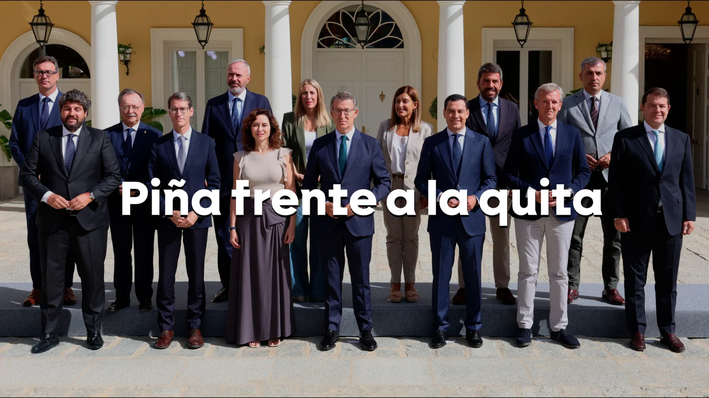 Piña frente a la quita Piña frente a la quita