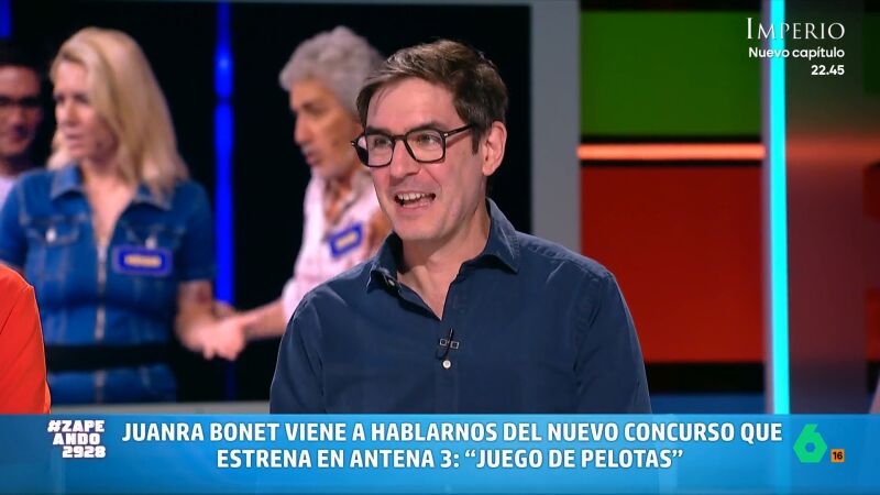 Juanra Bonet presenta 'Juego de pelotas': "Es como 'Ahora caigo', pero con la cámara abajo"
