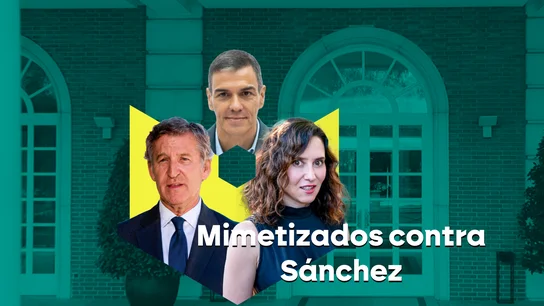 Feijóo y Ayuso se mimetizan contra un Sánchez al que acusan de "dictador" Feijóo y Ayuso se mimetizan contra un Sánchez al que acusan de "dictador"