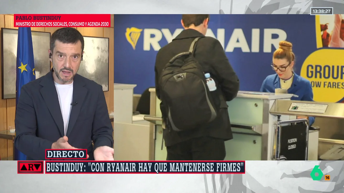 Pablo Bustinduy, sobre Ryanair Pablo Bustinduy, sobre Ryanair