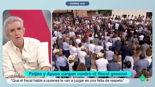 Ramoncín, sobre los mensajes de Ayuso: "No sé si me producen más ridículo ajeno o desazón" Tanto el líder popular, Alberto Núñez Feijóo, como la presidenta de la Comunidad de Madrid, no han dudado en criticar al presidente Sanchez. Ayuso, por ejemplo, ha comparado el gobierno del socialista con una dictadura.