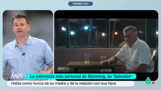 Iñaki López: "Cuando les oyes hablar a los dos, El Gran Wyoming es mucho más políticamente correcto que Chechu" Más Vale Tarde adelanta algún fragmento de la entrevista de Gonzo a Wyoming en la nueva temporada de 'Salvados', donde el presentador de 'El Intermedio' se abre sobre la dualidad entre su personaje televisivo y él mismo.