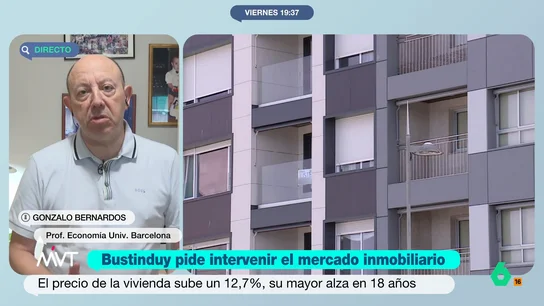 Gonzalo Bernardos responde al ministro Bustinduy: "Todo lo que ustedes han hecho ha sido un horror" Para el economista, "el Gobierno, por indicación de Sumar, ha matado al mercado de alquiler". Bernardos, además, señala la necesidad de que se construya más vivienda para poder responder a las necesidades del mercado.