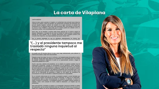 La carta de Maribel Vilaplana en la que relata su comida en El Ventorro con el president de la Generalatit Valenciana, Carlos Mazón. La carta de Maribel Vilaplana en la que relata su comida en El Ventorro con el president de la Generalatit Valenciana, Carlos Mazón.