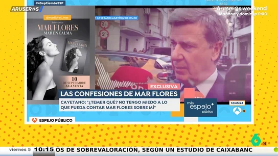 Cayetano Martínez de Irujo, de las memorias de Mar Flores: "Con una chica que miente tanto, nunca sabes" Cayetano Martínez de Irujo, de las memorias de Mar Flores: "Con una chica que miente tanto, nunca sabes"