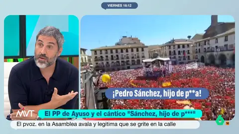 Pedro Águeda, sobre los ataques de Ayuso y el PP a Sánchez: "Han logrado mostrarse como antisistema con posturas reaccionarias" Pedro Águeda reflexiona en este vídeo sobre los duros ataques del PP de Ayuso a Pedro Sánchez, llegando incluso a avalar los insultos al presidente, que llega a la gente joven que "cree que está siendo rebelde, cuando en realidad es un trampantojo".