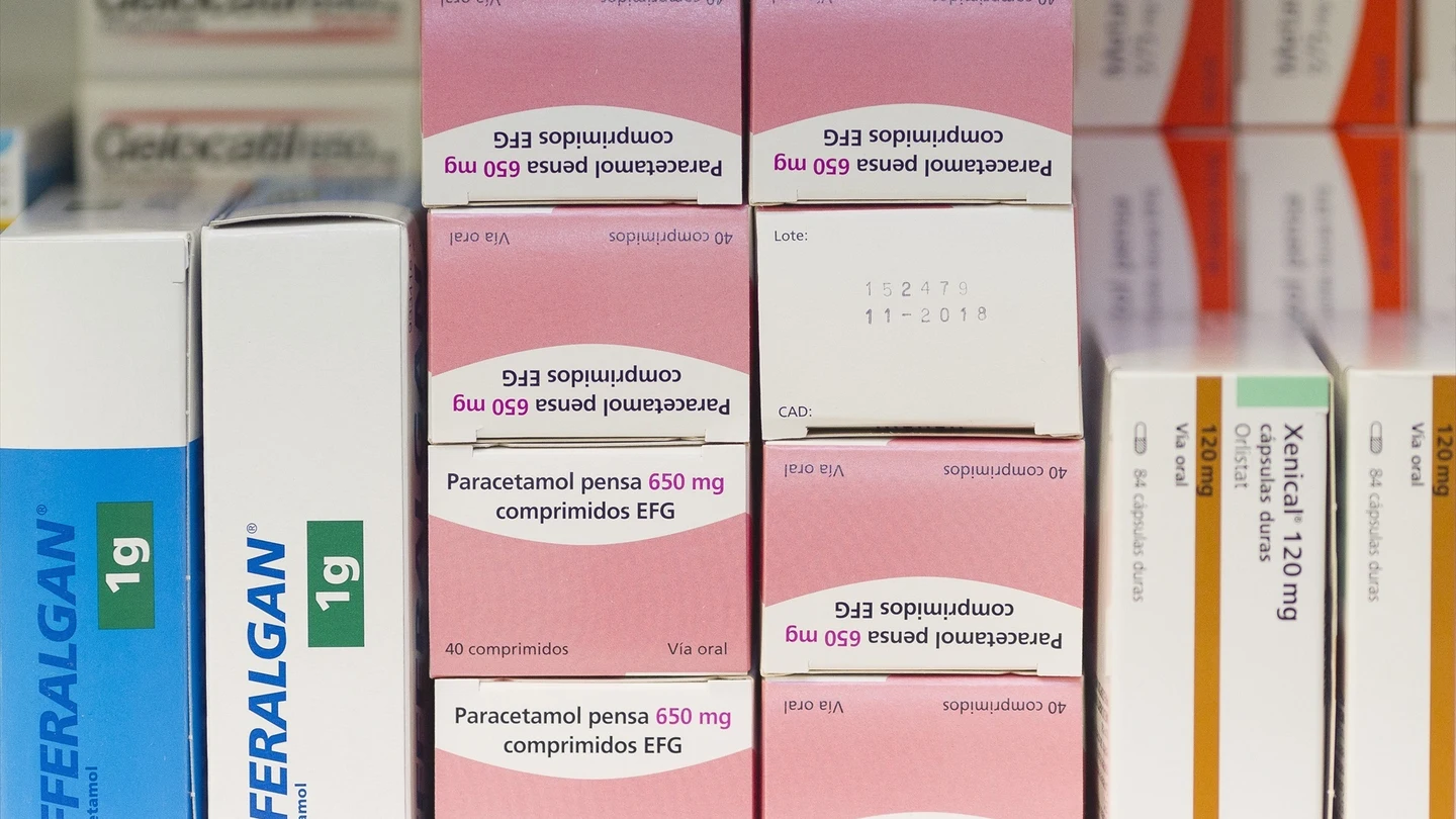 Cajas de paracetamol, en una imagen de archivo. Cajas de paracetamol, en una imagen de archivo.