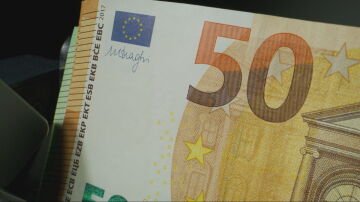 Billete de 50 euros. 