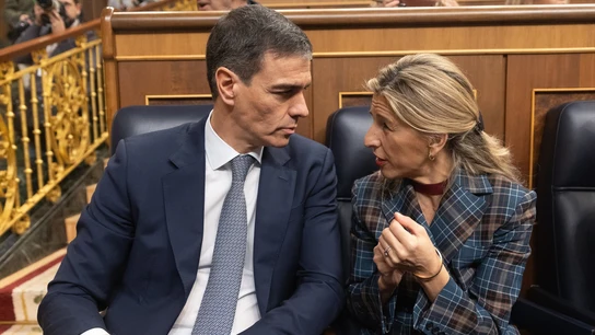 Pedro Sánchez y Yolanda Díaz en una foto de archivo Pedro Sánchez y Yolanda Díaz en una foto de archivo